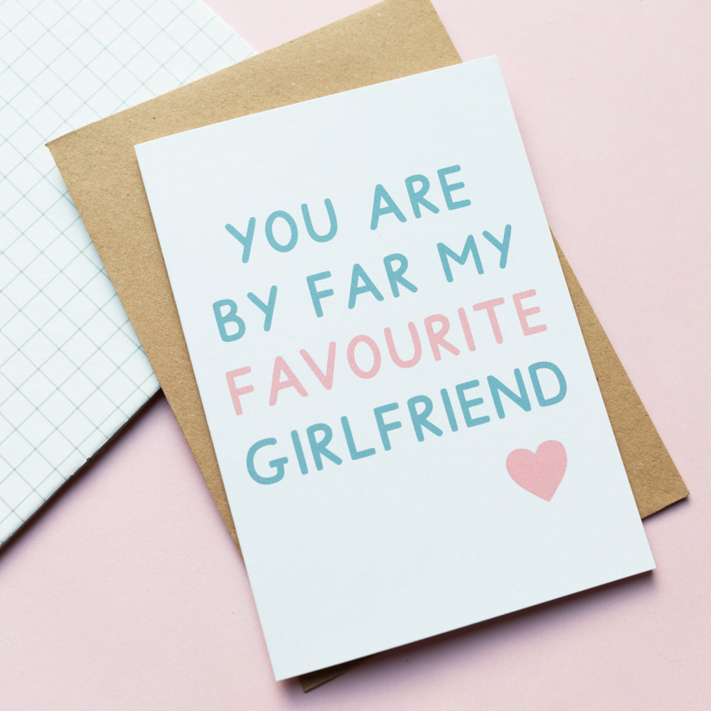 Favourite Girlfriend Card Jeff and the Squirrel