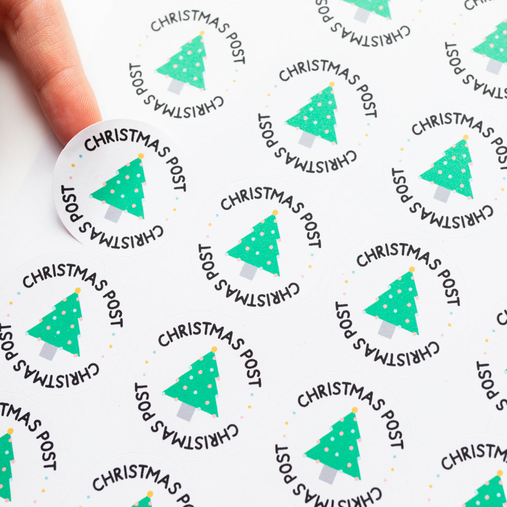 Christmas Post Stickers